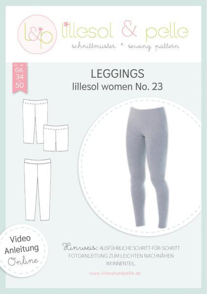 Papierschnittmuster lillesol women No.23 Leggins